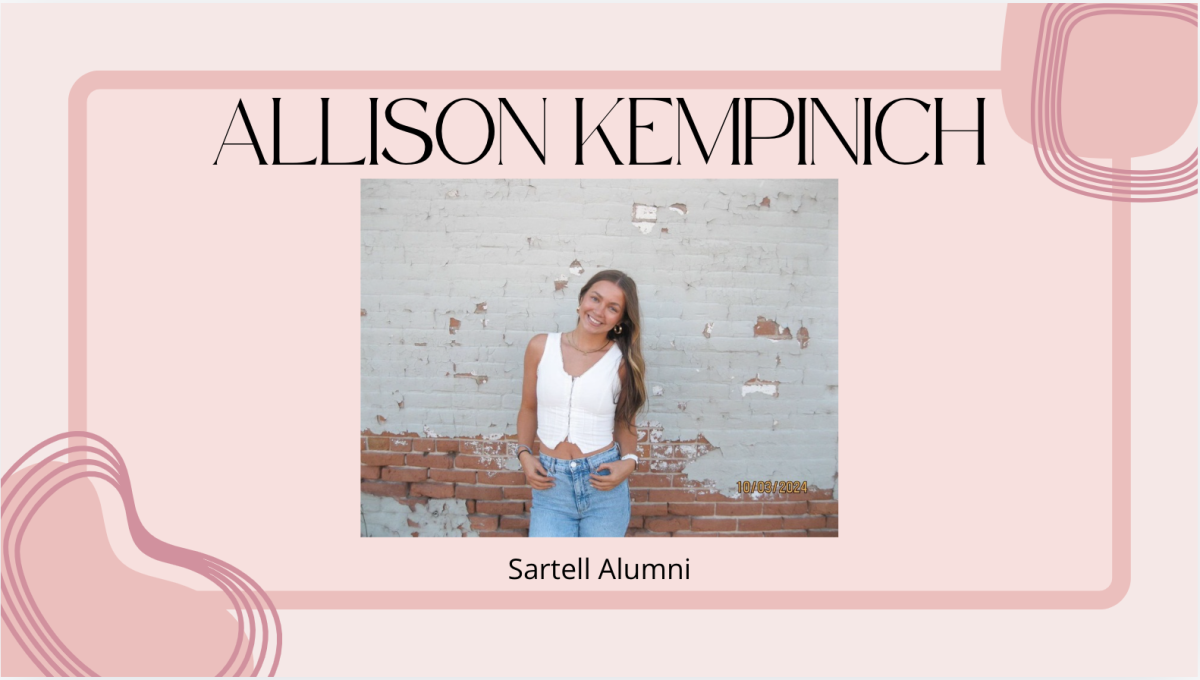 Allison Kempinich, class of 2024, is the Sartell Alumni of the week! (Photo used with permision from Allison Kempinich) 